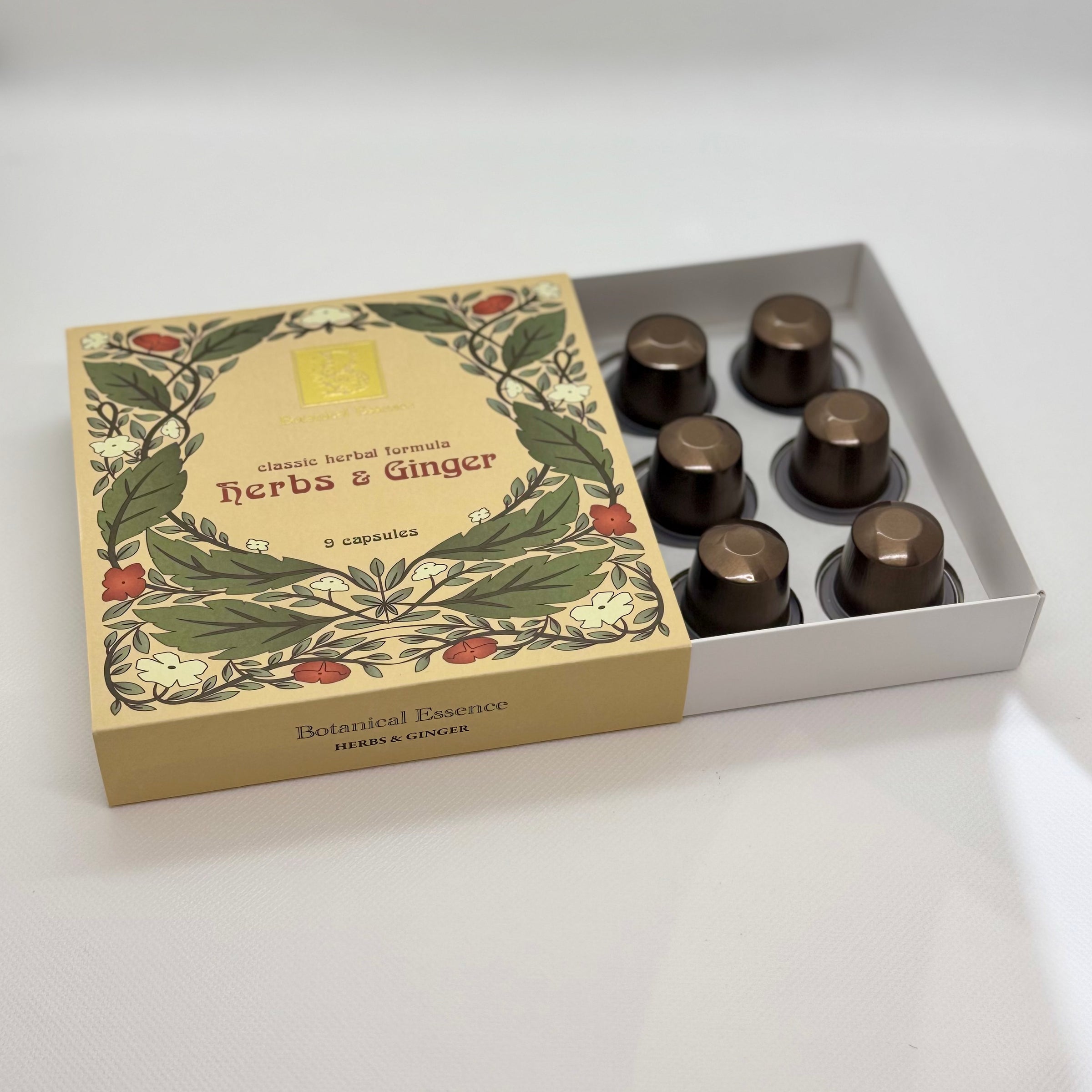 プレミアム スイスハーブ＆ジンジャー ボックス （9カプセル